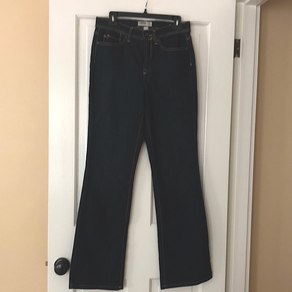 Boot Cut Dark Wash Jeans.